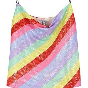 Olivia Rubin sequin cami top